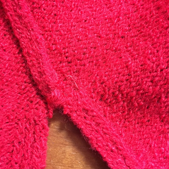 Bobbie Brooks Woman’s Red Knit Sweater - Picture 4 of 5